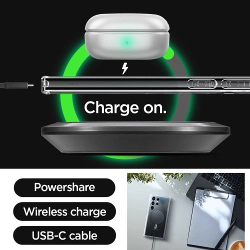 Kup Case Spigen Ultra Hybrid Onetap Ring MagSafe Samsung Galaxy S24 Ultra Weiß - SPN3235 - {ean13} - Sklep Home Screen