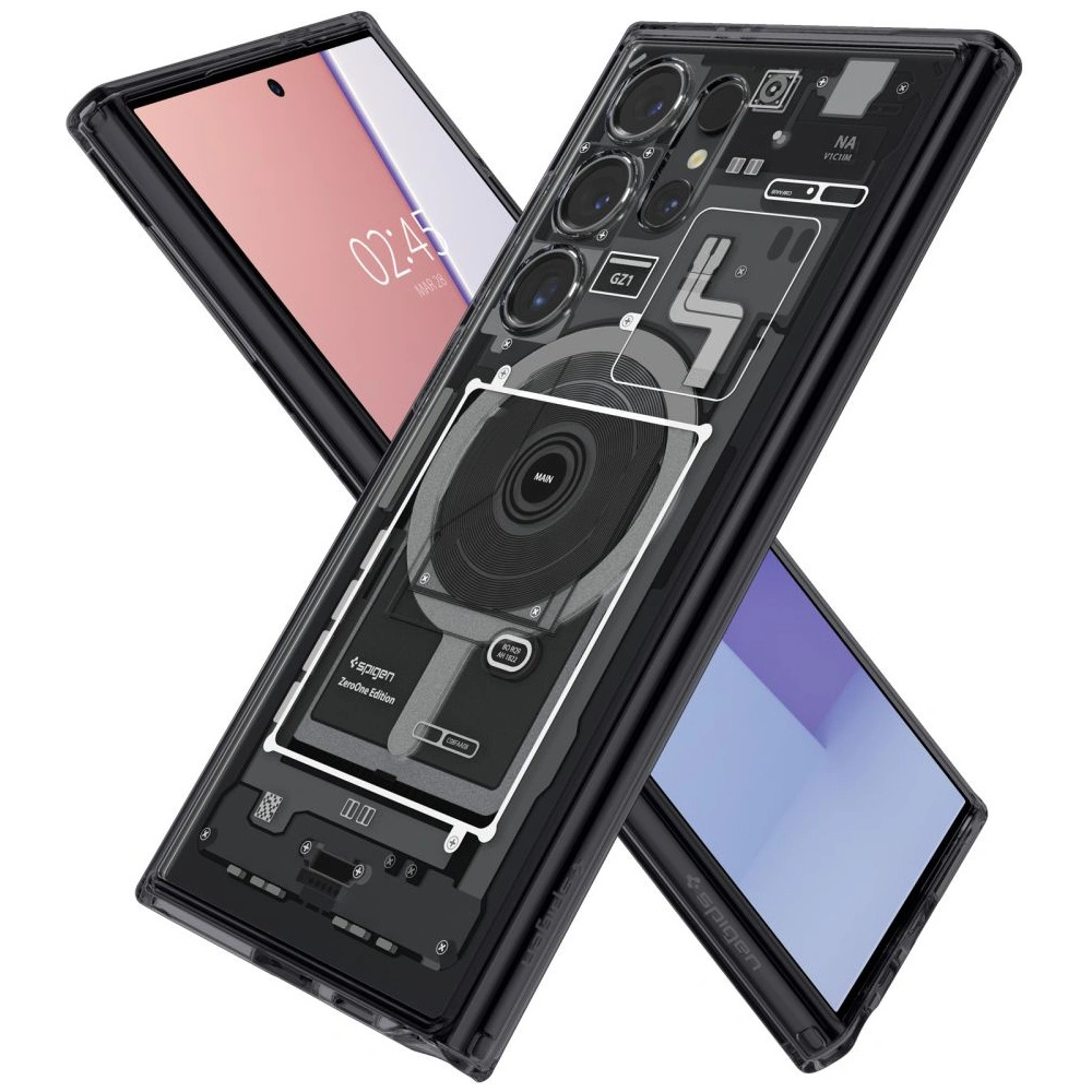 Etui Spigen Ultra Hybrid Onetap Ring MagSafe Samsung Galaxy S24 Ultra Zero One