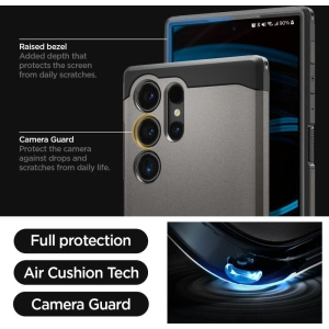 Kup Etui Spigen Tough Armor Samsung Galaxy S24 Ultra Fegyverfém - SPN3238 - {ean13} - Sklep Home Screen