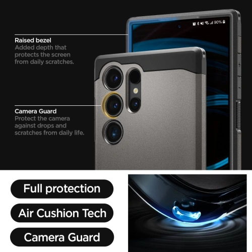 Kup Spigen Samsung Carcasă Tough Armor Galaxy S24 Ultra Gunmetal - SPN3238 - {ean13} - Sklep Home Screen