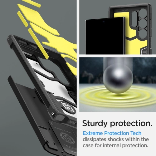 Kup Etui Spigen Tough Armor Samsung Galaxy S24 Ultra Fekete - SPN3239 - {ean13} - Sklep Home Screen