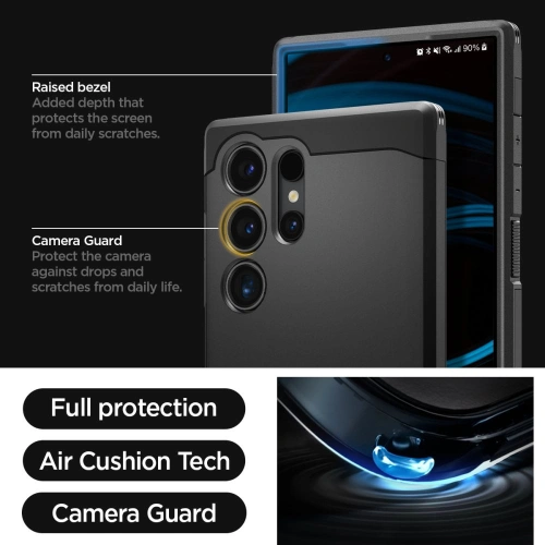 Kup Etui Spigen Tough Armor Samsung Galaxy S24 Ultra Fekete - SPN3239 - {ean13} - Sklep Home Screen