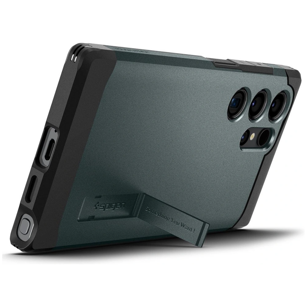 Etui Spigen Tough Armor Samsung Galaxy S24 Ultra Abyss Green