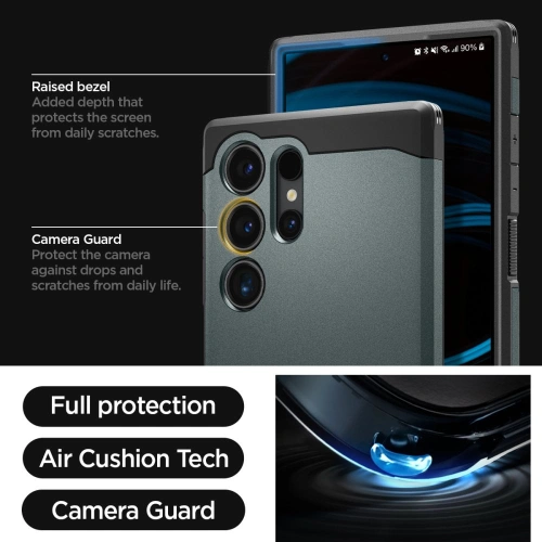 Kup Spigen Samsung Carcasă Tough Armor Galaxy S24 Ultra Abyss Green - SPN3240 - {ean13} - Sklep Home Screen