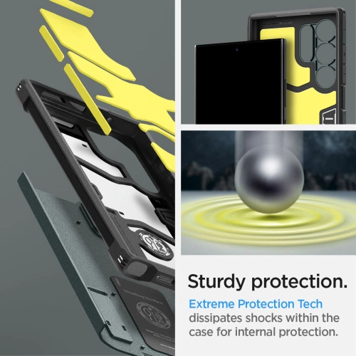 Kup Case Spigen Tough Armor Samsung Galaxy S24 Ultra Abyss Grün - SPN3240 - {ean13} - Sklep Home Screen