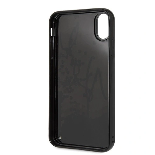 Kup Karl Lagerfeld KLHCI65KSIGMU iPhone Xs Max czarny/black hard case Signature Liquid Glitter Sequins - KLD050BLK - {ean13} - Sklep Home Screen