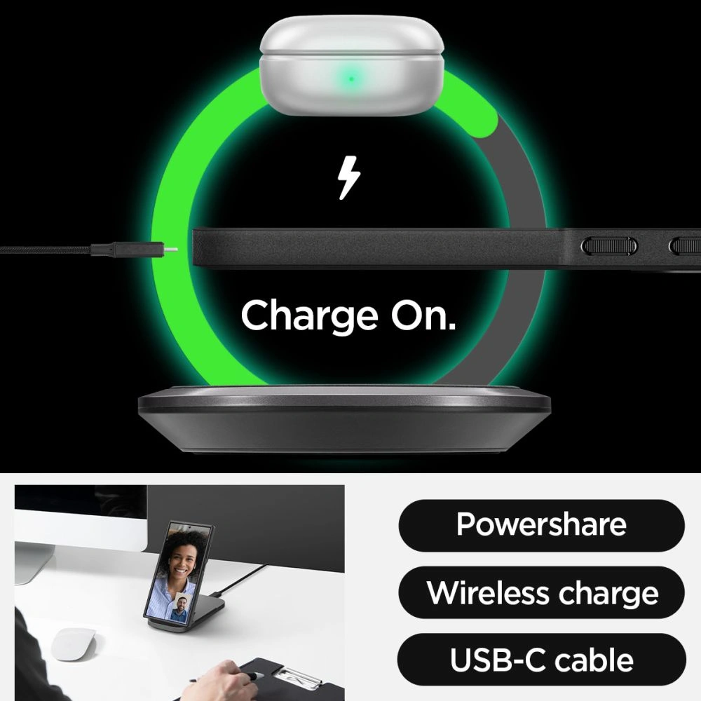 Etui Spigen Core Armor Samsung Galaxy S24 Ultra Matte Black