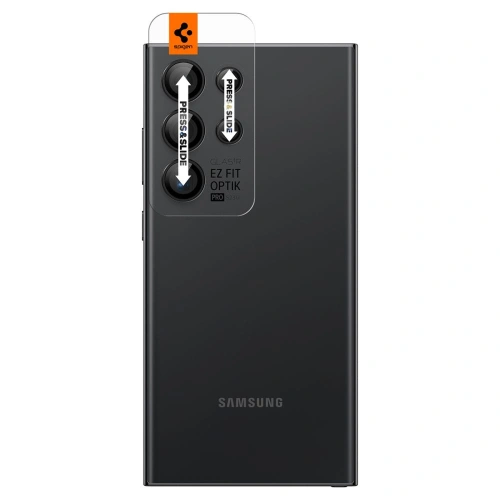 Kup Spigen Samsung Sticlă dură pentru cameră Optik.tr ez Fit Camera Protector Galaxy S24 Ultra Black [2 PACK] - SPN3247 - {ean13} - Sklep Home Screen