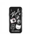 Kup Karl Lagerfeld KLHCI65PIN hardcase pentru iPhone Xs Max negru/black Pins - KLD052BLK - {ean13} - Sklep Home Screen