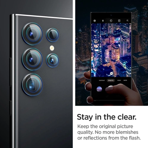 Kup Tvrzené sklo na zařízení Spigen Optik.tr ez Fit Camera Protector Samsung Galaxy S24 Ultra Černé [2 PACK] - SPN3247 - {ean13} - Sklep Home Screen