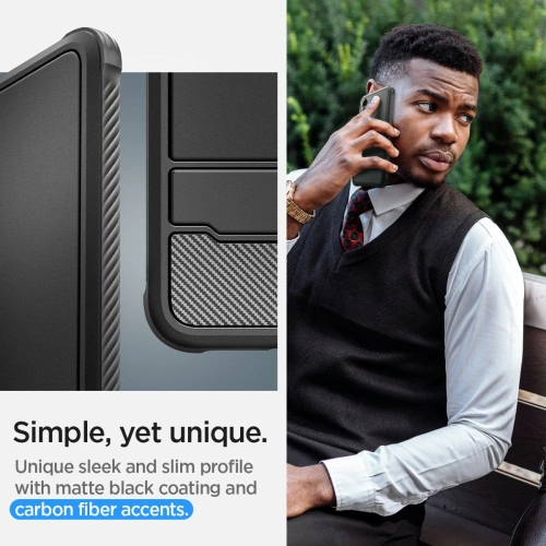 Kup Etui Spigen Rugged Armor Samsung Galaxy S24+ Plus Matte Black - SPN3248 - {ean13} - Sklep Home Screen