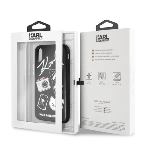 Kup Karl Lagerfeld KLHCI65PIN iPhone Xs Max hardcase czarny/black Pins - KLD052BLK - {ean13} - Sklep Home Screen