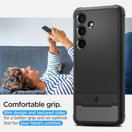 Kup Etui Spigen Rugged Armor Samsung Galaxy S24+ Plus Matte Black - SPN3248 - {ean13} - Sklep Home Screen