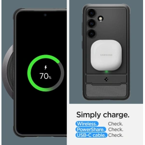 Buy Spigen Rugged Armor Samsung Galaxy S24+ Plus Matte Black - SPN3248 - {ean13} - Home Screen Store Europe