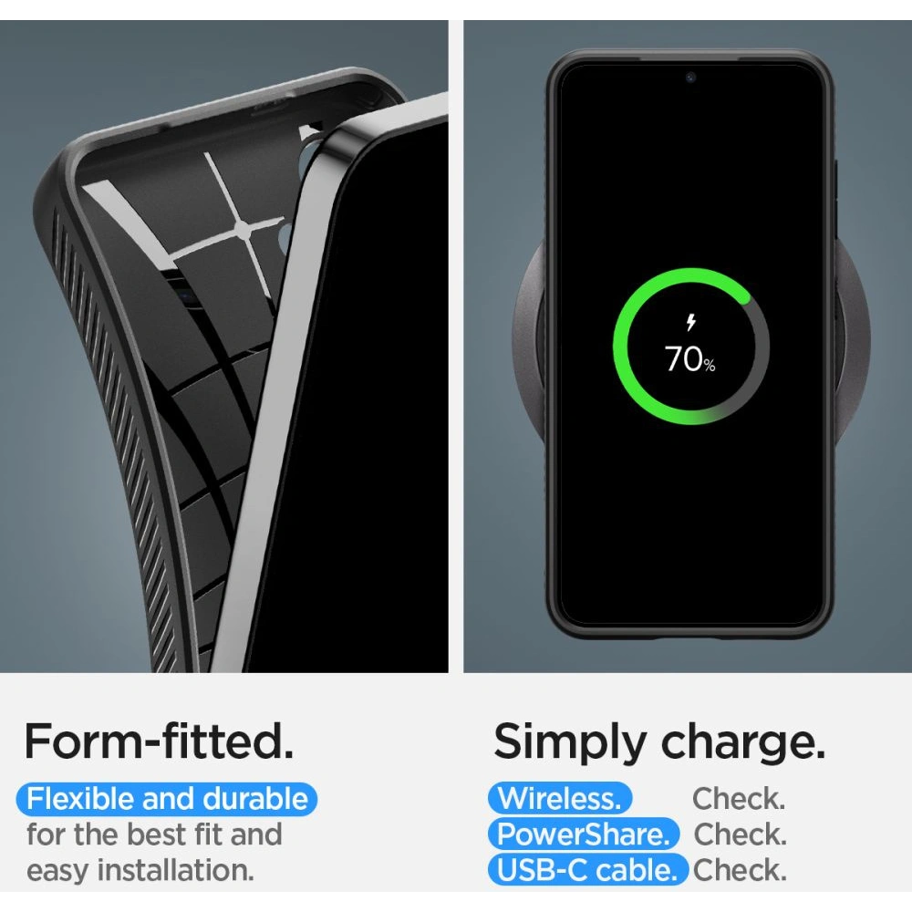 Etui Spigen Liquid Air Samsung Galaxy S24+ Plus Matte Black