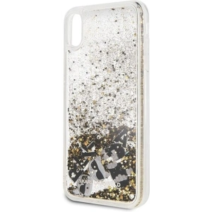 Kup Karl Lagerfeld KLHCI65ROGO iPhone Xs Max czarno-złoty/black & gold hard case Glitter - KLD053BLKGLD - {ean13} - Sklep Home Screen