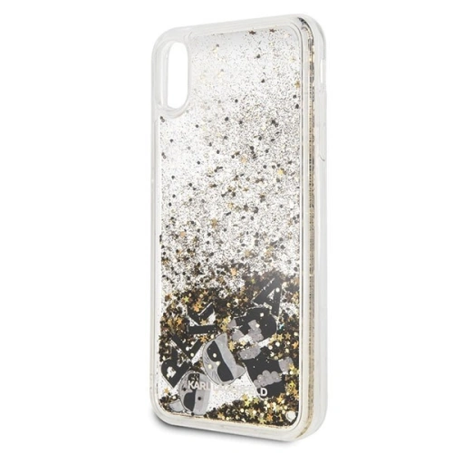 Kup Karl Lagerfeld KLHCI65ROGO iPhone Xs Max fekete-arany/hard case csillogó - KLD053BLKGLD - {ean13} - Sklep Home Screen