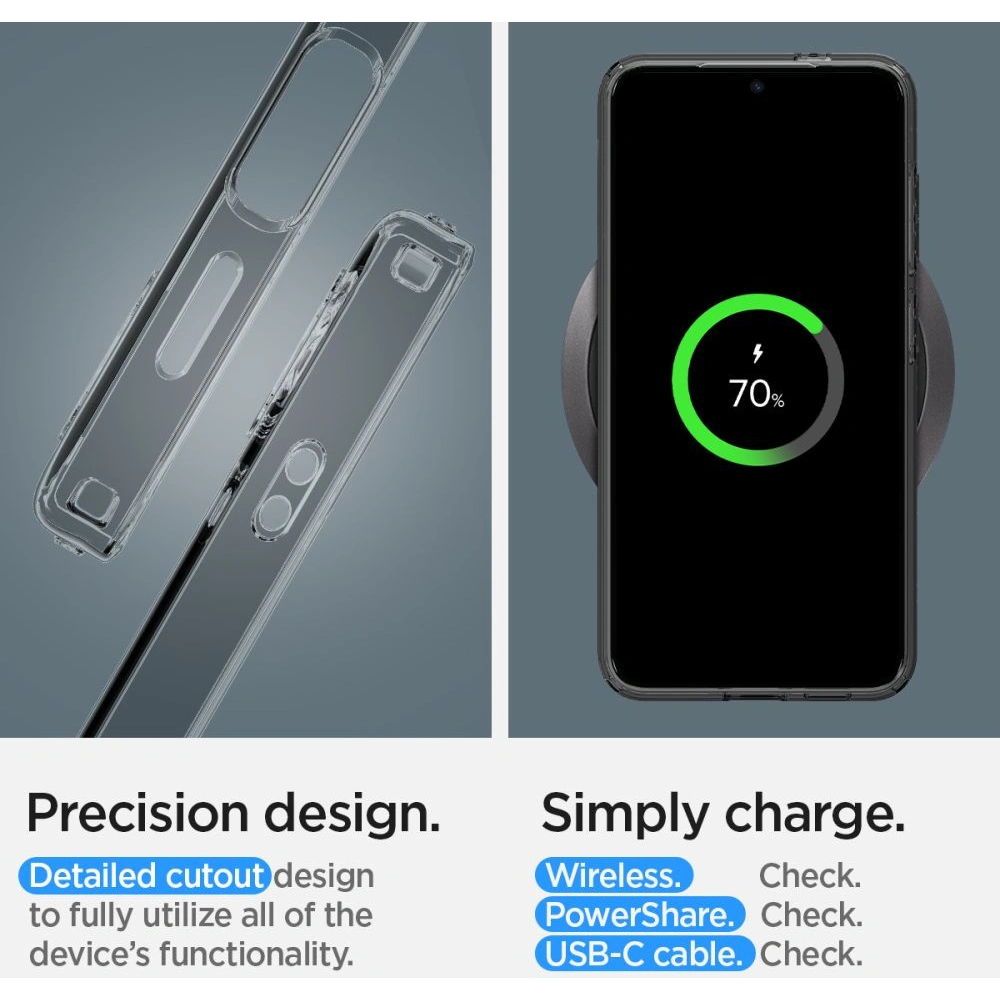 Etui Spigen Liquid Crystal Samsung Galaxy S24+ Plus Space Crystal