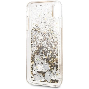 Kup Karl Lagerfeld KLHCI65ROGO iPhone Xs Max czarno-złoty/black & gold hard case Glitter - KLD053BLKGLD - {ean13} - Sklep Home Screen
