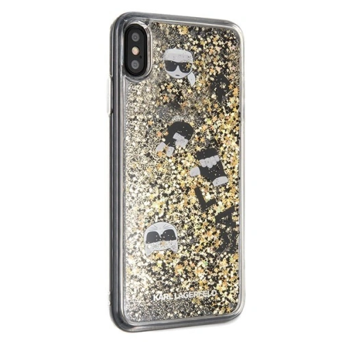 Kup Karl Lagerfeld KLHCI65ROGO iPhone Xs Max fekete-arany/hard case csillogó - KLD053BLKGLD - {ean13} - Sklep Home Screen