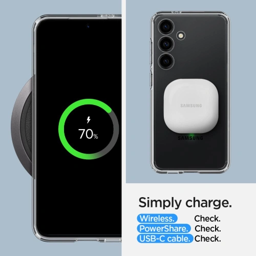 Buy Spigen Ultra Hybrid Samsung Galaxy S24+ Plus Crystal Clear - SPN3252 - {ean13} - Home Screen Store Europe