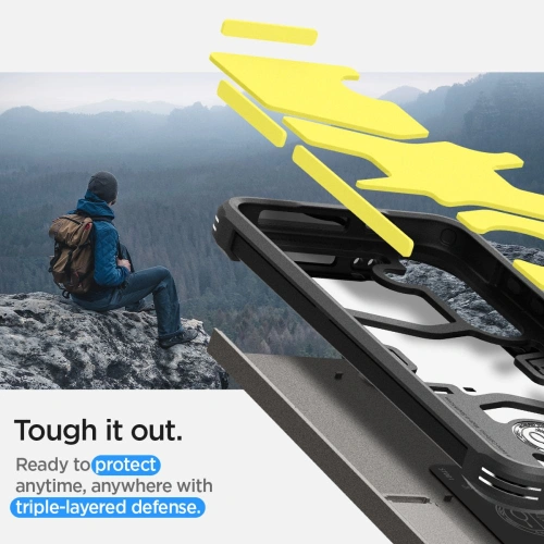 Kup Case Spigen Tough Armor Samsung Galaxy S24+ Plus Gunmetal - SPN3255 - {ean13} - Sklep Home Screen