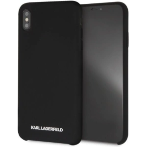 Kup Karl Lagerfeld KLHCI65SLBKS iPhone Xs Max hardcase czarny/black Silicone - KLD055BLK - {ean13} - Sklep Home Screen