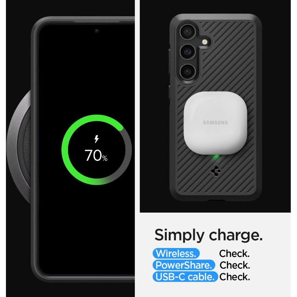 Etui Spigen Core Armor Samsung Galaxy S24+ Plus Matte Black