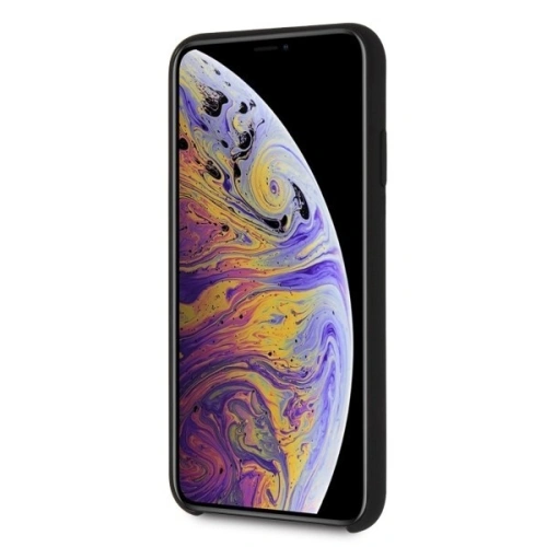 Kup Karl Lagerfeld KLHCI65SLFKBK iPhone Xs Max Hartschale schwarz/schwarz Silikon Iconic - KLD056BLK - {ean13} - Sklep Home Screen