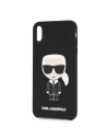 Kup Karl Lagerfeld KLHCI65SLFKBK iPhone Xs Max hardcase černý/black Silicone Iconic - KLD056BLK - {ean13} - Sklep Home Screen