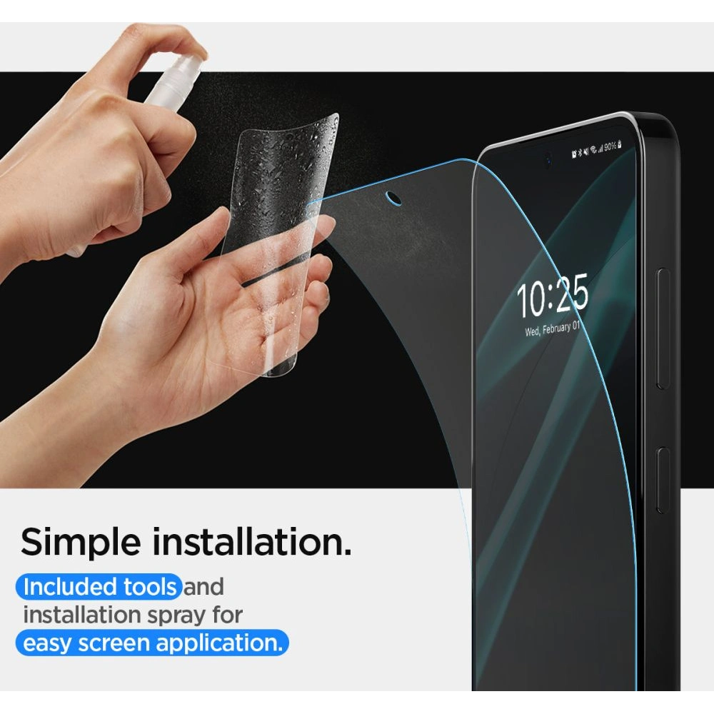 Folia Spigen Neo Flex Samsung Galaxy S24+ Plus Clear [2 PACK]