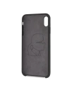 Kup Karl Lagerfeld KLHCI65SLFKBK iPhone Xs Max Hartschale schwarz/schwarz Silikon Iconic - KLD056BLK - {ean13} - Sklep Home Screen