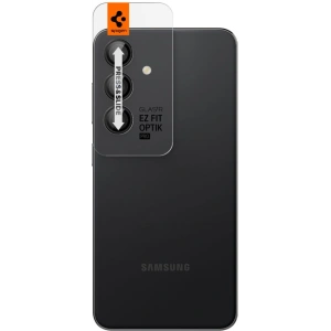 Szkło hartowane na aparat Spigen Optik.tr ez Fit Camera Protector Samsung Galaxy S24+ Plus Black [2 PACK]
