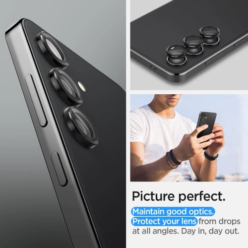 Kup Spigen Samsung Sticlă dură pentru cameră Optik.tr ez Fit Camera Protector Galaxy S24+ Plus Negru [2 PACK] - SPN3265 - {ean13} - Sklep Home Screen