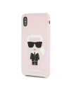 Kup Karl Lagerfeld KLHCI65SLFKPI iPhone Xs Max hardcase světle růžový/light pink Silicone Iconic - KLD057PNK - {ean13} - Sklep Home Screen