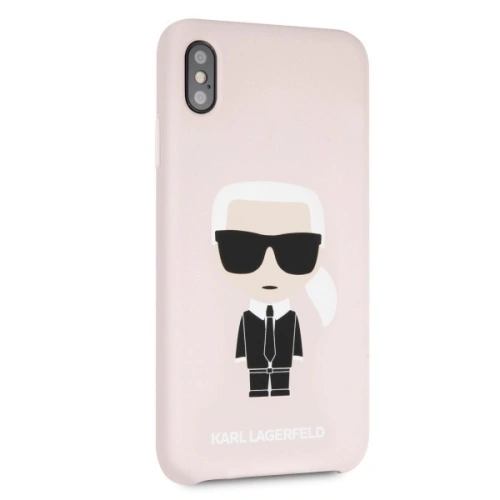 Kup Karl Lagerfeld KLHCI65SLFKPI iPhone Xs Max hardcase světle růžový/light pink Silicone Iconic - KLD057PNK - {ean13} - Sklep Home Screen