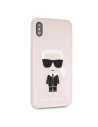 Kup Karl Lagerfeld KLHCI65SLFKPI iPhone Xs Max hardcase světle růžový/light pink Silicone Iconic - KLD057PNK - {ean13} - Sklep Home Screen