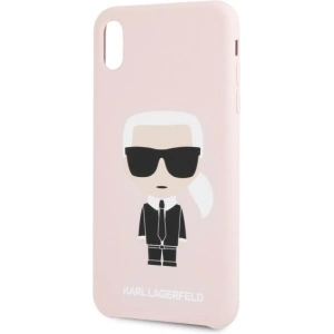 Kup Karl Lagerfeld KLHCI65SLFKPI iPhone Xs Max hardcase jasnoróżowy/light pink Silicone Iconic - KLD057PNK - {ean13} - Sklep Home Screen