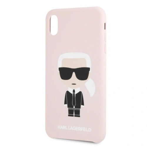 Kup Karl Lagerfeld KLHCI65SLFKPI iPhone Xs Max hardcase světle růžový/light pink Silicone Iconic - KLD057PNK - {ean13} - Sklep Home Screen