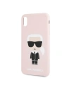 Kup Karl Lagerfeld KLHCI65SLFKPI iPhone Xs Max hardcase světle růžový/light pink Silicone Iconic - KLD057PNK - {ean13} - Sklep Home Screen
