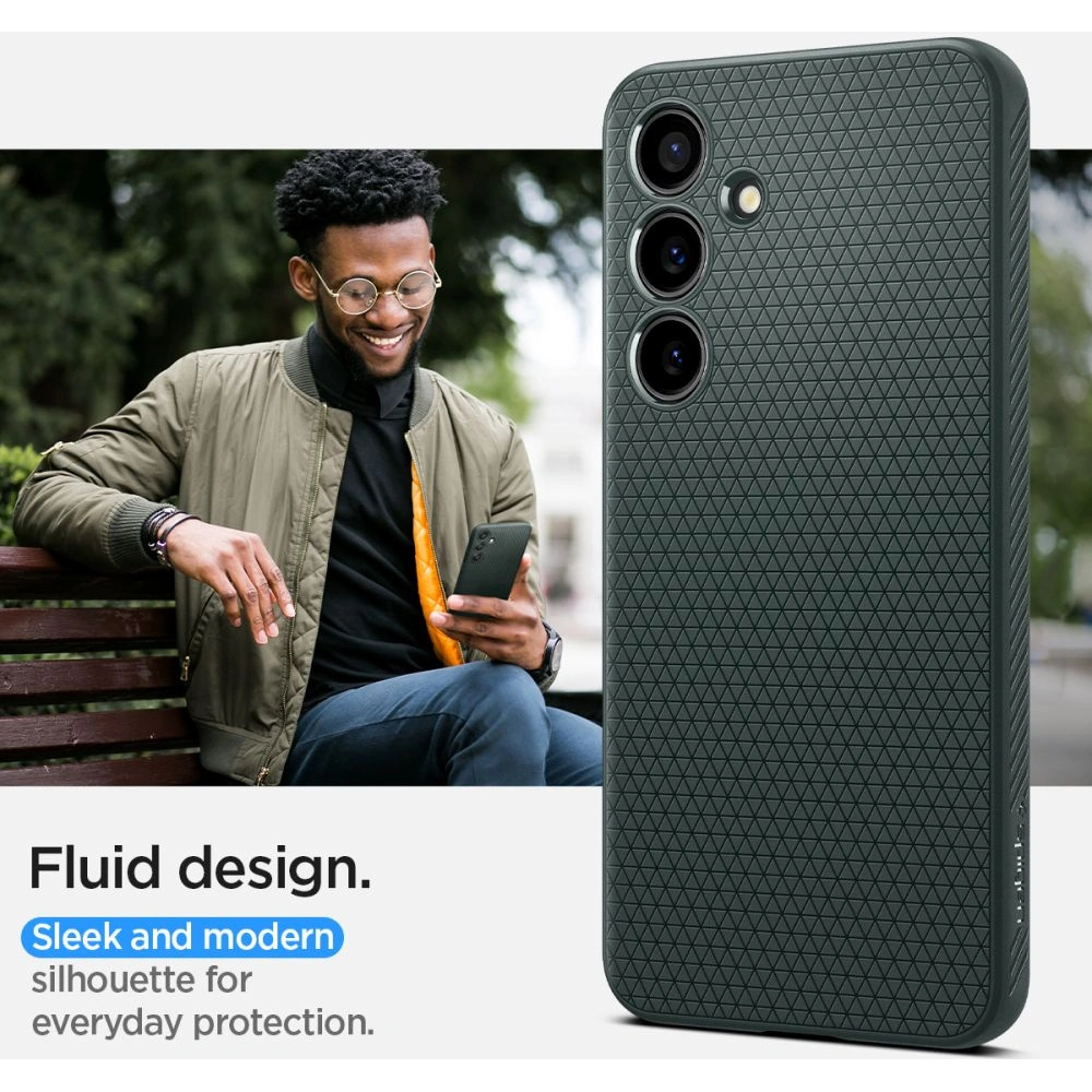 Etui Spigen Liquid Air Samsung Galaxy S24 Abyss Green