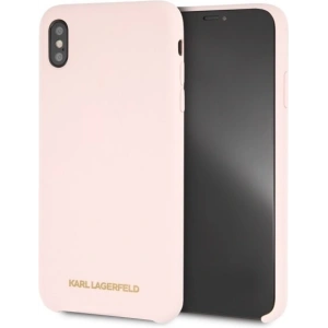 Kup Karl Lagerfeld KLHCI65SLLPG iPhone Xs Max hardcase jasnoróżowy/light pink Silicone - KLD058PNK - {ean13} - Sklep Home Screen