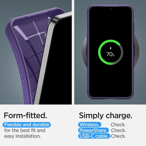 Buy Spigen Liquid Air Samsung Galaxy S24 Deep Purple - SPN3270 - {ean13} - Home Screen Store Europe