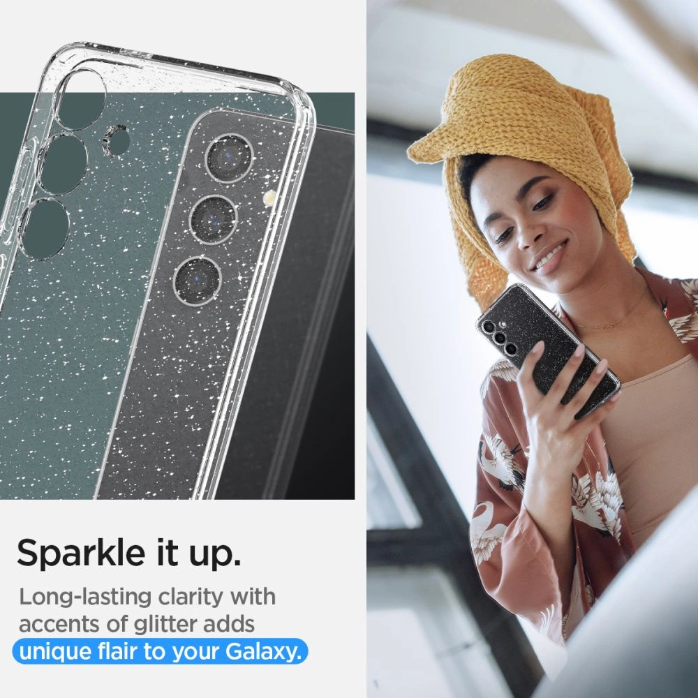 Etui Spigen Liquid Crystal Samsung Galaxy S24 Glitter Crystal