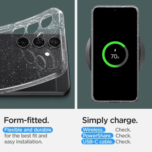 Kup Spigen Samsung Carcasă Liquid Crystal Galaxy S24 Glitter Crystal - SPN3273 - {ean13} - Sklep Home Screen