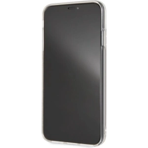 Karl Lagerfeld KLHCI65TRKSIGGO iPhone Xs Max zlatý/gold tvrdý obal Signature Liquid Glitter Stars