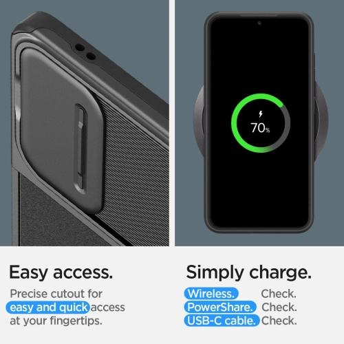 Buy Spigen Optik Armor Samsung Galaxy S24 Black - SPN3276 - {ean13} - Home Screen Store Europe