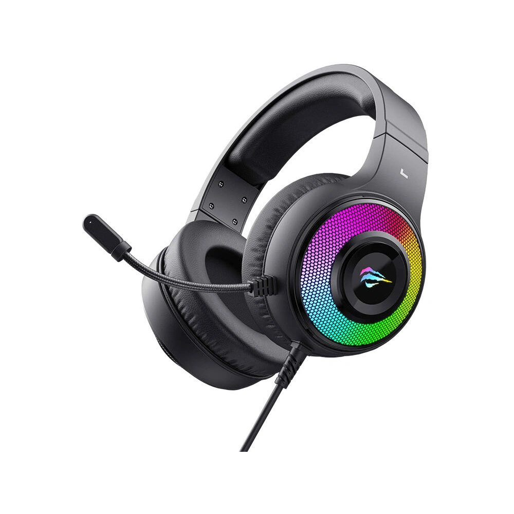 Słuchawki nauszne gamingowe Havit H2042D RGB czarne