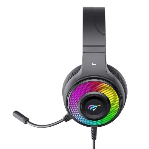Buy Havit H2042D RGB black in-ear gaming headphones - HVT261 - {ean13} - Home Screen Store Europe