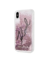 Kup Karl Lagerfeld KLHCI65TRKSIGPI iPhone Xs Max rózsaszín/pink kemény tok Signature Liquid Glitter Stars - KLD060PNK - {ean13} - Sklep Home Screen
